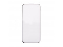 Защитное стекло "Матовое" для iPhone 15 Pro Max Черный (Закалённое, полное покрытие)