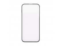 Защитное стекло "Премиум" для iPhone 15 Черный (Закалённое+, полное покрытие)