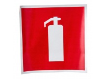 Наклейка знак пожарной безопасности "Огнетушитель"150*150 мм "Rexant"