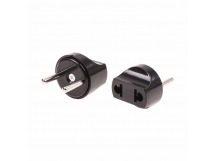 Сетевой переходник "Питер" 6А, черный Rexant