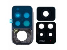 Стекло камеры для Xiaomi Redmi Note 11 Pro 4G (2201116TG) в сборе с рамкой Черный