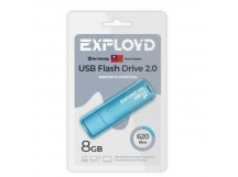 Флэш накопитель USB 8 Гб Exployd 620 (blue) (222586)