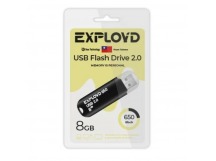 Флэш накопитель USB 8 Гб Exployd 650 (black) (222589)