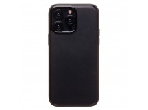 Чехол-накладка - PC084 экокожа для "Apple iPhone 14 Pro Max" (black) (219682)