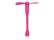 Гибкий USB-вентилятор (розовый)