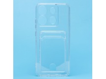 Чехол-накладка - SC276 с картхолдером для "Infinix Smart 7 Plus" (transparent) (221275)