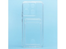 Чехол-накладка - SC276 с картхолдером для "Infinix Smart 7 Plus" (transparent) (221275)