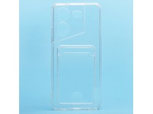 Чехол-накладка - SC276 с картхолдером для "Tecno Pova 5" (transparent) (221272)