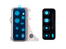 Стекло камеры для Huawei P Smart 2021 (PPA-LX1) в сборе с рамкой Черный