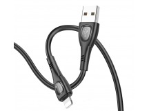 Кабель USB - Lightning Borofone BX98 "Superior" (2.4А, 100см) черный
