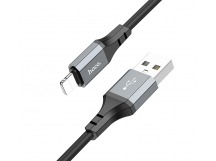 Кабель USB - Apple Lightning HOCO X86 "Spear" (2.4А, 100см) черный