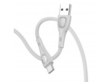 Кабель USB - Type-C Borofone BX98 "Superior" (3А, 100см) серый
