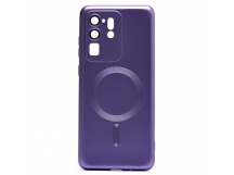 Чехол-накладка - SM020 Matte SafeMag для "Samsung SM-G988 Galaxy S20 Ultra" (purple) (221354)