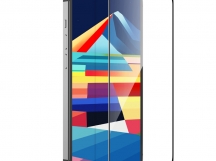 Защитное стекло Hoco A12 Plus IPhone 15,  ударопрочное, усиленные края, цвет черный