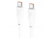 Кабель Type-C - Type-C Hoco X93 Force 240W 100см 5A  (white) (220674)