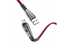 Кабель USB - Apple lightning Hoco U70 120см 2,4A  (red) (220619)