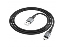Кабель USB - micro USB Hoco X86 Spear 100см 2,4A  (black) (220501)