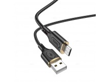 Кабель USB - micro USB Hoco X95 Goldentop 100см 2,4A  (black) (220647)