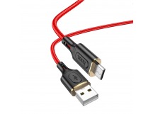 Кабель USB - micro USB Hoco X95 Goldentop 100см 2,4A  (red) (220649)