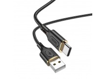 Кабель USB - Type-C Hoco X95 Goldentop 100см 3A  (black) (220650)
