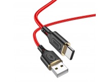 Кабель USB - Type-C Hoco X95 Goldentop 100см 3A  (red) (220652)