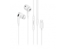 Проводные наушники с микрофоном внутриканальные Hoco M111 pro Lightning  (white) (221102)