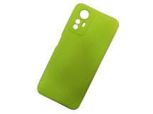 Чехол силиконовый Xiaomi Redmi Note 12S Silicone Cover Nano салатовый