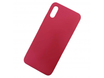 Чехол силиконовый Xiaomi Redmi 9A Soft Touch матовый фуксия