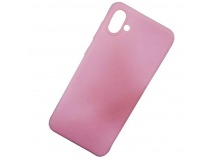 Чехол силиконовый Samsung A04 Soft Touch матовый розовый