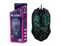 Мышь проводная MRM-A30 с подсветкой (черный) 