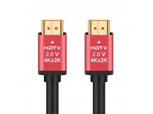 Кабель HDMI to HDMI ENERGY POWER 2K*4K(19+1) резиновый, металл. штекер в пакете (5м)