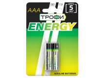 Элемент питания Трофи LR03-2BL ENERGY Alkaline (20/480/17280)