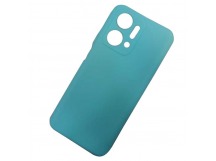 Чехол силиконовый Honor X7A Soft Touch матовый бирюзовый