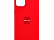 Чехол для iPhone 14 Silicone Case, Magsafe с анимацией, красный