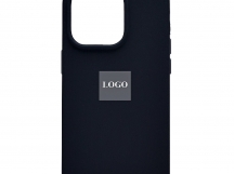 Чехол для iPhone 14 Silicone Case, Magsafe с анимацией, черный