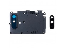 Стекло камеры для Xiaomi Redmi 9A (M2006C3LG) в сборе с рамкой Черный