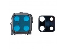 Стекло камеры для Xiaomi Redmi Note 9 Pro (M2003J6B2G) в сборе с рамкой Черный