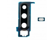 Стекло камеры для Huawei P30 (ELE-L29) в сборе с рамкой Черный