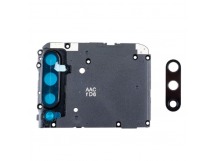 Стекло камеры для Xiaomi Mi A3 (M1906F9SH) в сборе с рамкой Черный