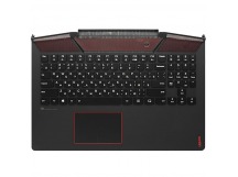 Топ-панель для Lenovo Legion Y720-15IKB черная с белой подсветкой