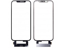 Стекло для переклейки iPhone 12 Pro Max в сборе с тачскрином, рамкой и OCA пленкой Черный - OR (Mitsubishi)