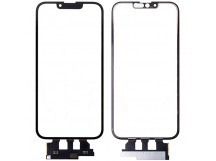 Стекло для переклейки iPhone 13 в сборе с тачскрином, рамкой и OCA пленкой Черный - OR (Mitsubishi)