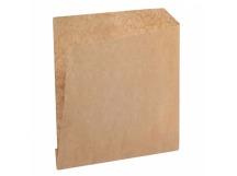Уголок бумажный 17*17см (100шт) подпергамент крафт без печати 1/100/2500шт