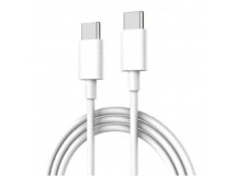 Кабель Type-C - Type-C для iPhone 15/15 Plus/15 Pro/15 Pro Max/16/16 Plus/16 Pro/16 Pro Max/17/17 Pro/17 Pro Max/Air (60W, PD, оплетка нейлон, тех.упак.) Белый