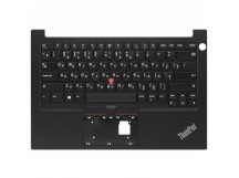 Топ-панель для Lenovo ThinkPad E14 (2nd Gen) черная без подсветки