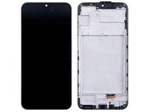 Дисплей для Samsung Galaxy A24 4G (A245F) модуль с рамкой Черный - (OLED)