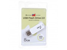 Флэш накопитель USB 8 Гб Exployd 650 (white) (222587)