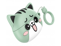 Беспроводные наушники TWS HOCO EW48 (зеленый) Mint cat