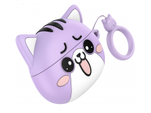Беспроводные Bluetooth-наушники HOCO EW48 (фиолетовый) Purple cat