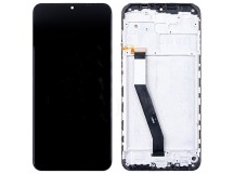 Дисплей для Xiaomi Redmi 9 (M2004J19G) модуль с рамкой Черный - OR